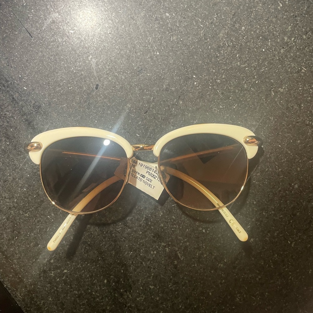 Pomelatto sunglasses white retro style brand new with tags BNWT